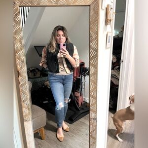 Free People Movement black sporty vest